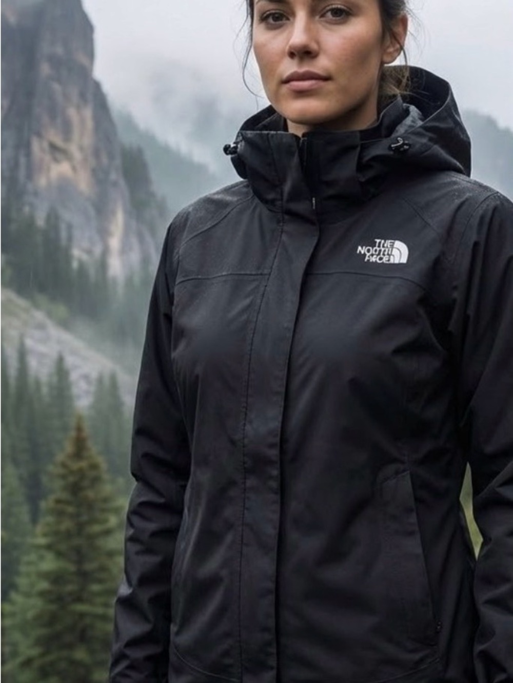 The North Face Black Women's Hooded Utility Jacket